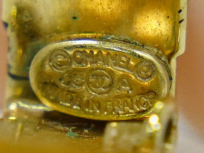 CHANEL ココマーク フラワー モチーフ イヤリング ゴールド ピンク