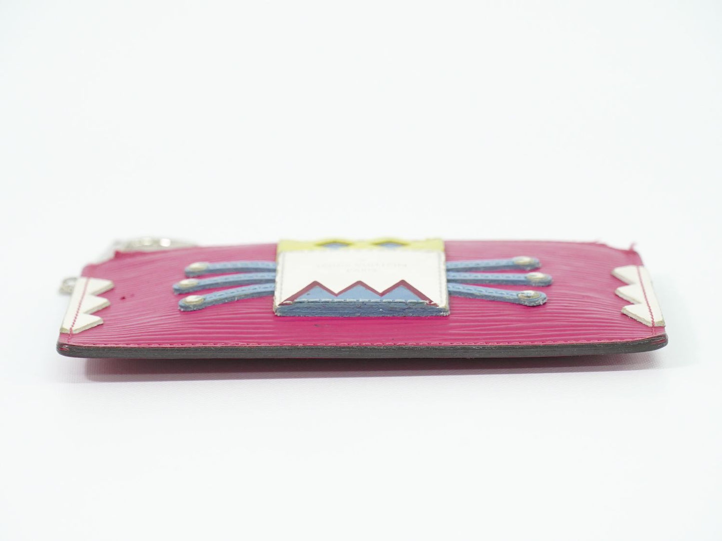 LOUIS VUITTON ポシェットクレ トライバルマスク エピ レザー コインケース ピヴォワンヌ M60788