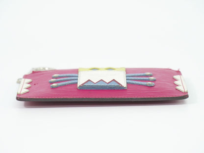 LOUIS VUITTON ポシェットクレ トライバルマスク エピ レザー コインケース ピヴォワンヌ M60788