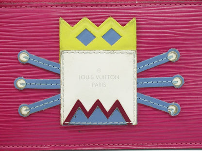 LOUIS VUITTON ポシェットクレ トライバルマスク エピ レザー コインケース ピヴォワンヌ M60788