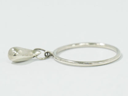 TIFFANY & Co. ティアドロップ 925 リング 10号 シルバー