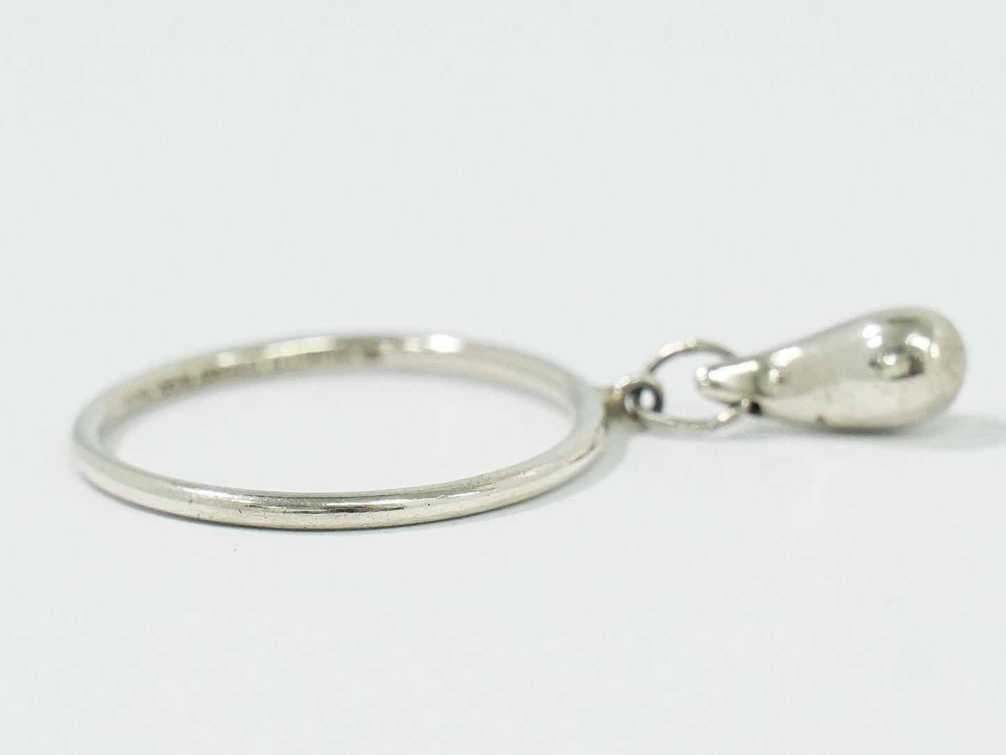 TIFFANY & Co. ティアドロップ 925 リング 10号 シルバー