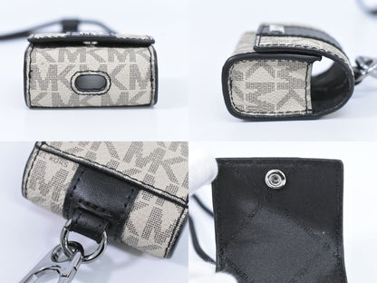 MICHAEL KORS MKシグネチャー AirPodsケース ベージュ ブラック