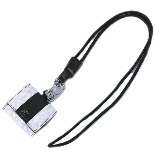 MICHAEL KORS MKシグネチャー AirPodsケース ホワイト ブラック