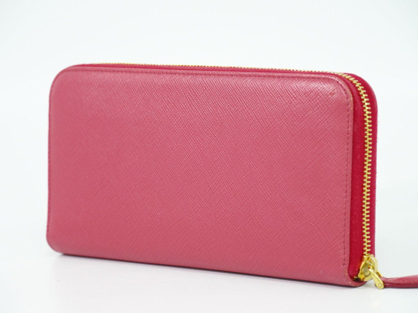 PRADA リボン 長財布 ピンク