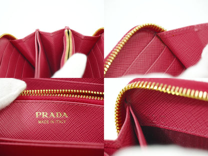 PRADA リボン 長財布 ピンク