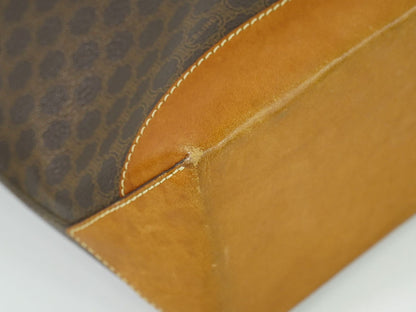 CELINE マカダム トートバッグ ブラウン