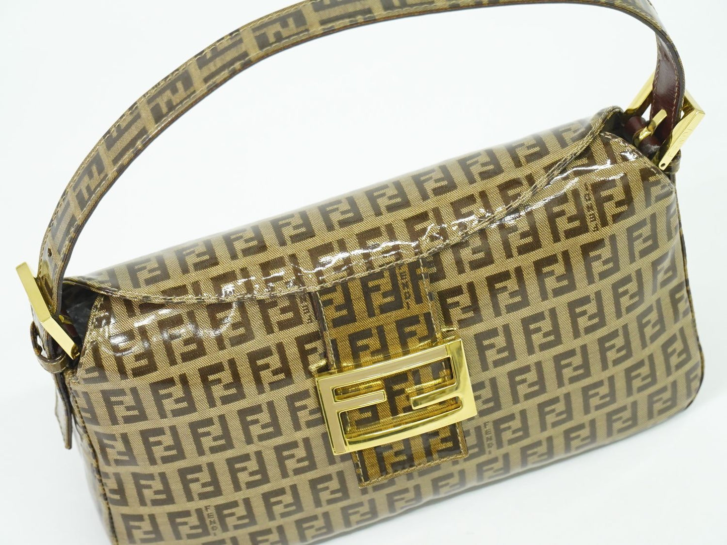 FENDI ズッキーノ ショルダーバッグ ブラウン 26725