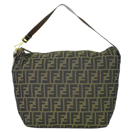 FENDI ズッカ ハンドバッグ ブラウン 26597