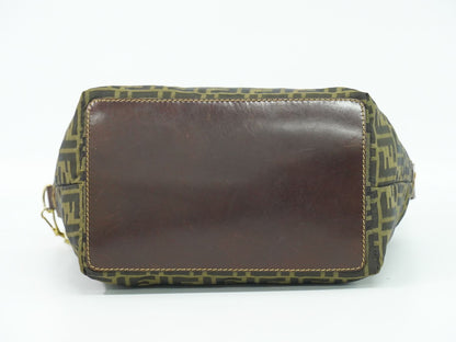 FENDI ズッカ ハンドバッグ ブラウン 26597