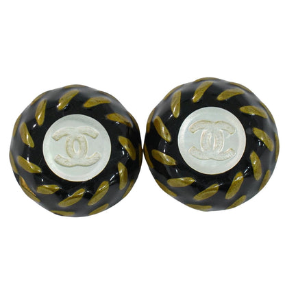 CHANEL ココマーク イヤリング ゴールド ブラック ホワイト