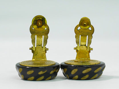 CHANEL ココマーク イヤリング ゴールド ブラック ホワイト