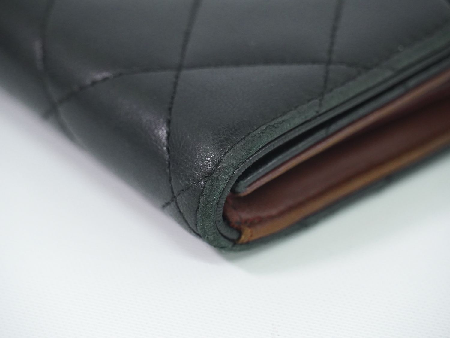 CHANEL ココマーク マトラッセ 長財布 ブラック – BRAND BOX by HIRAKOBA