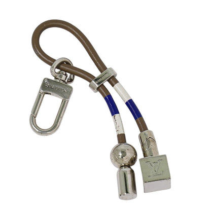 LOUIS VUITTON コーデッジ キーホルダー メタル レザー ブラウン MP1685