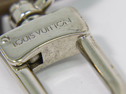 LOUIS VUITTON コーデッジ キーホルダー メタル レザー ブラウン MP1685