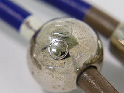 LOUIS VUITTON コーデッジ キーホルダー メタル レザー ブラウン MP1685