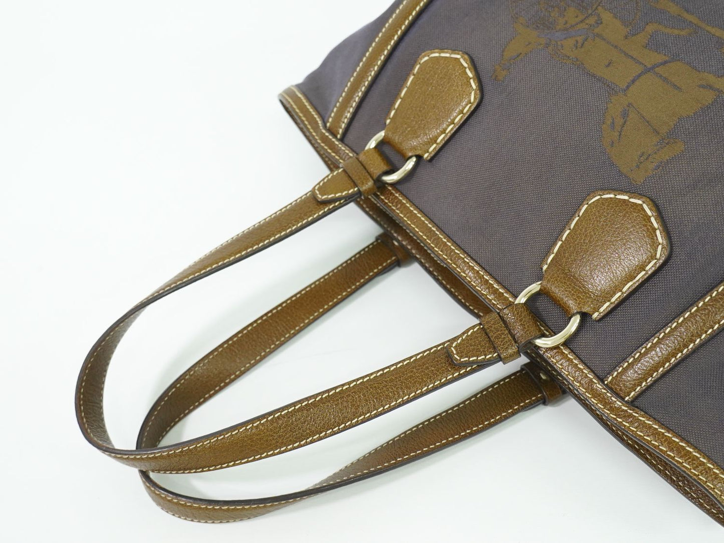 CELINE 馬車ロゴ トートバッグ ブラウン