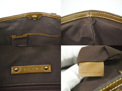 CELINE 馬車ロゴ トートバッグ ブラウン