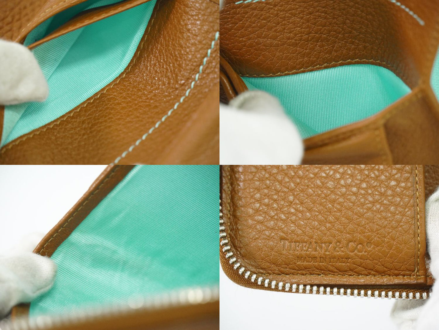 TIFFANY & Co. 折財布 ブラウン