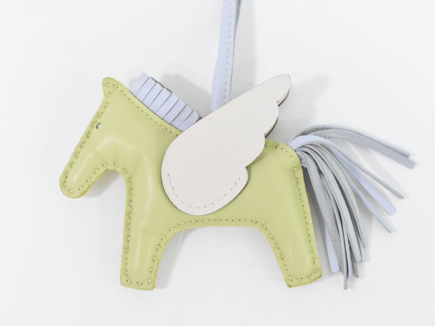 HERMES ロデオ ペガサス PM バッグチャーム グリーン アイボリー ブルー