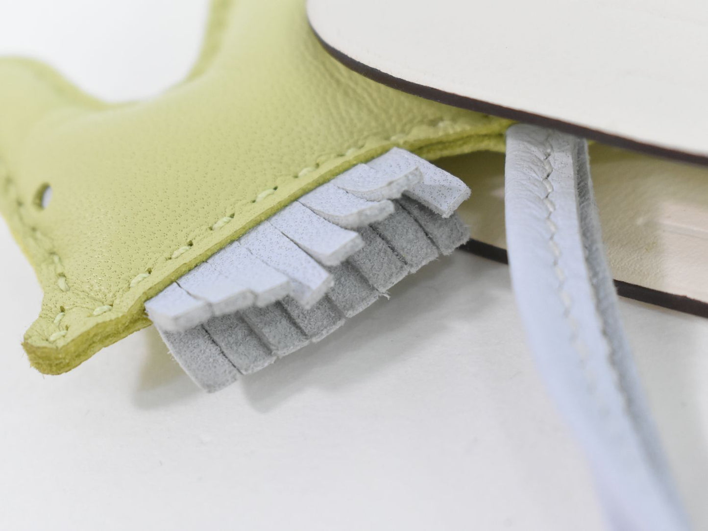 HERMES ロデオ ペガサス PM バッグチャーム グリーン アイボリー ブルー