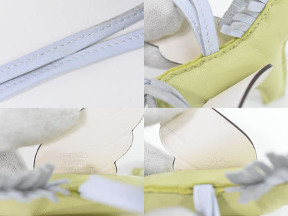 HERMES ロデオ ペガサス PM バッグチャーム グリーン アイボリー ブルー