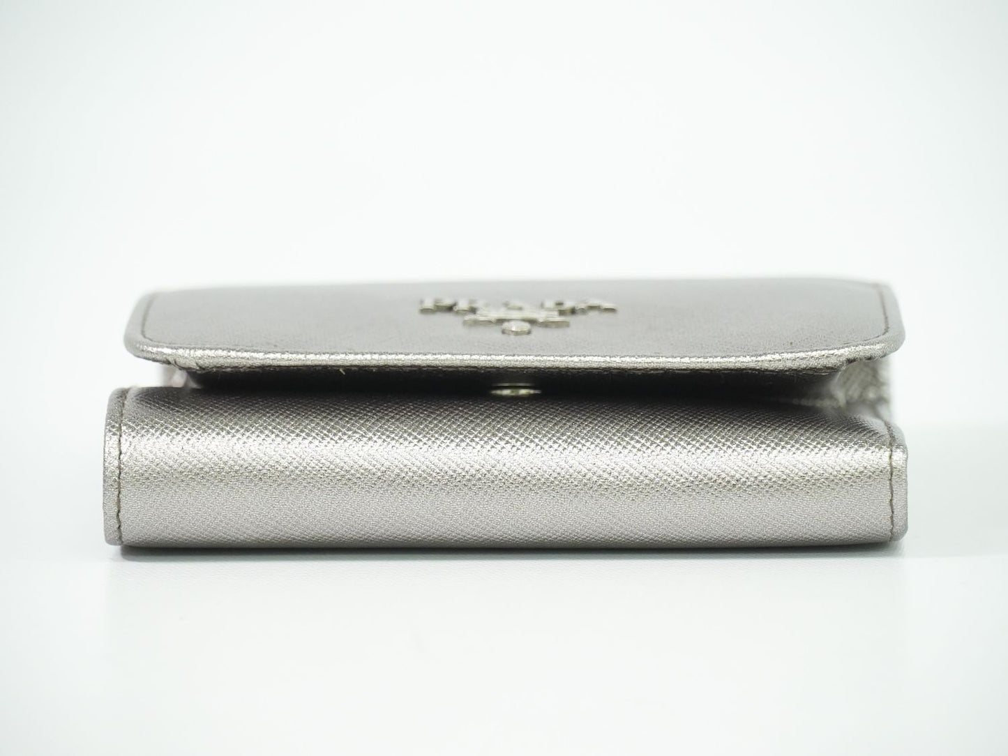 PRADA サフィアーノ 折財布 シルバー