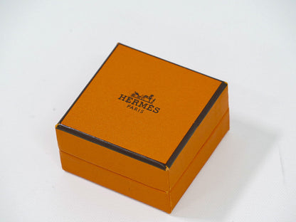 HERMES Hキューブ ピアス GP アイボリー