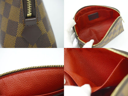 LOUIS VUITTON ポシェット コスメティック ダミエ エベヌ ポーチ N47516