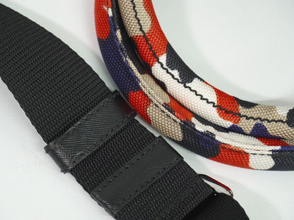 PRADA カモフラージュ 2WAY ショルダーバッグ ブラック マルチカラー