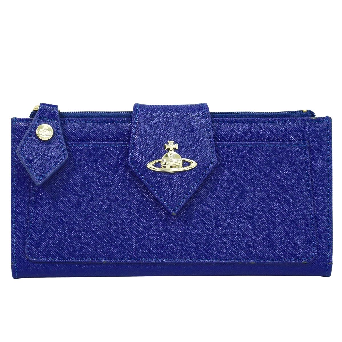 Vivienne Westwood オーブ 長財布 ブルー
