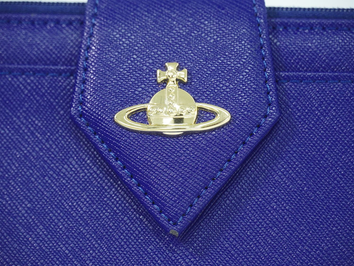 Vivienne Westwood オーブ 長財布 ブルー