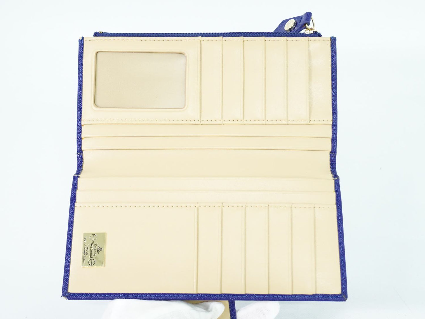 Vivienne Westwood オーブ 長財布 ブルー