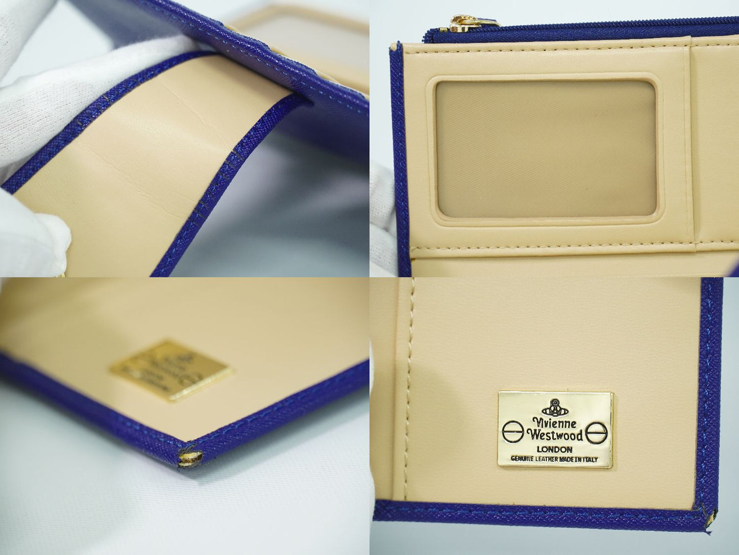 Vivienne Westwood オーブ 長財布 ブルー