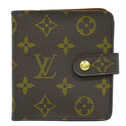 LOUIS VUITTON コンパクトジップ モノグラム 折財布 M61667