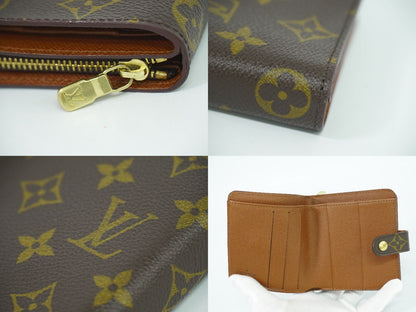LOUIS VUITTON コンパクトジップ モノグラム 折財布 M61667