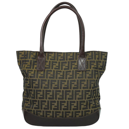 FENDI ズッカ トートバッグ ブラウン 16328