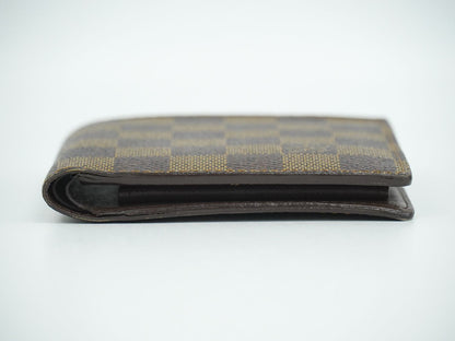 LOUIS VUITTON ポルトビエ カルトクレディ モネ ダミエ エベヌ 折財布 N61665