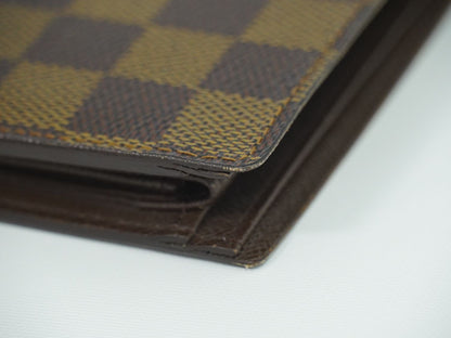 LOUIS VUITTON ポルトビエ カルトクレディ モネ ダミエ エベヌ 折財布 N61665