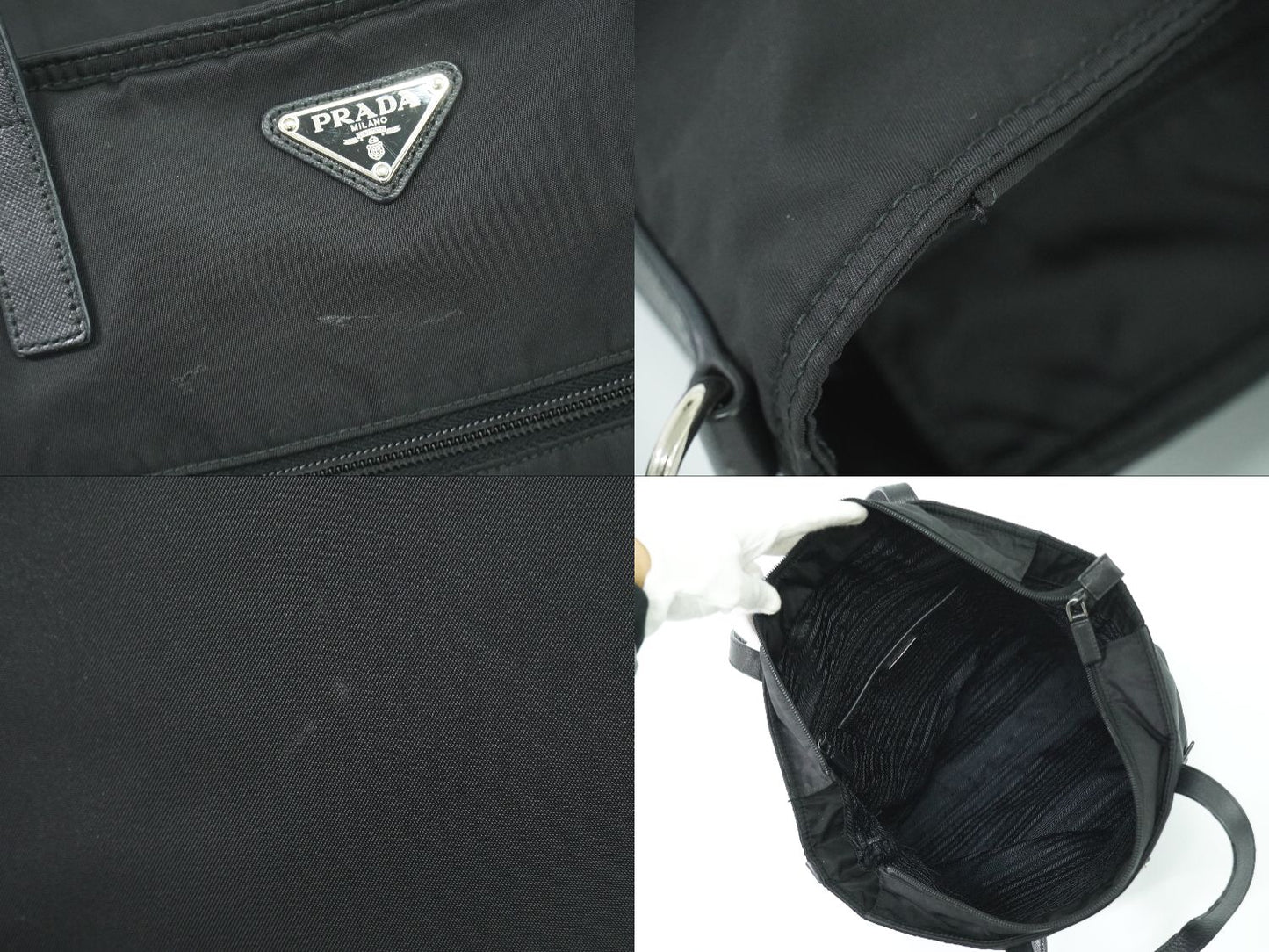 PRADA トートバッグ ブラック