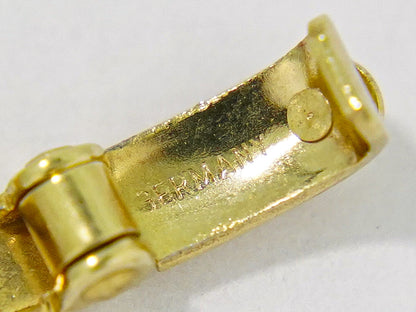 Christian Dior ラインストーン ネックレス GP ゴールド