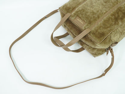 BALENCIAGA バザールショッパー 2WAY ショルダーバッグ ブラウン 443096