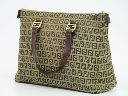 FENDI ズッキーノ トートバッグ ベージュ 8BH138