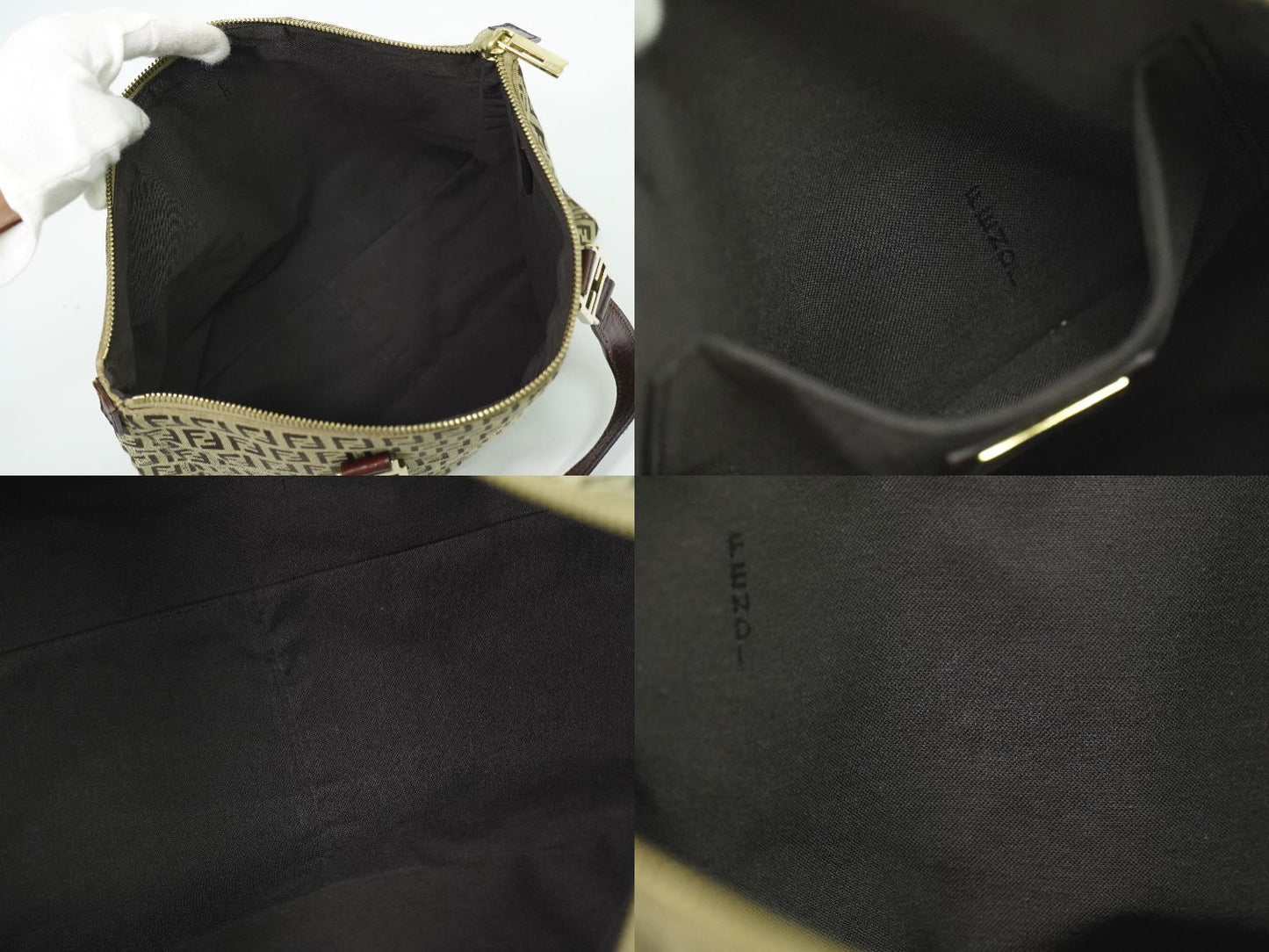 FENDI ズッキーノ トートバッグ ベージュ 8BH138