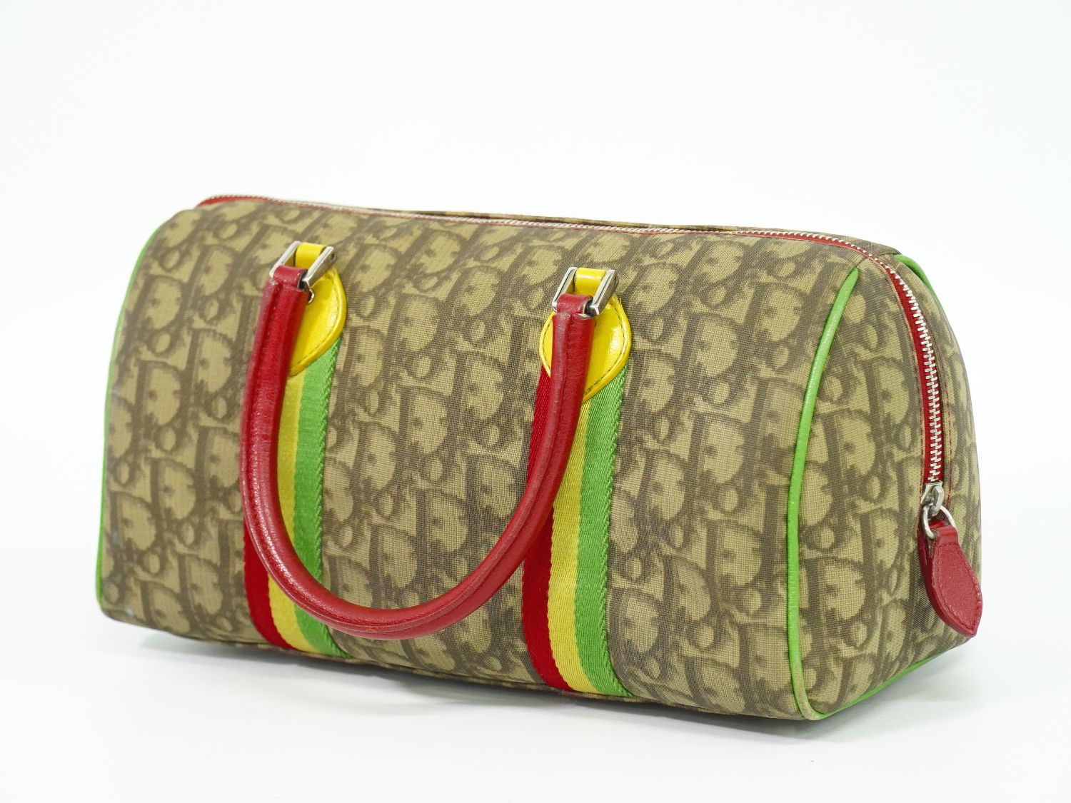 Christian Dior トロッターボストンバック Christian Dior トロッター ラスタ ミニ ボストンバッグ ブラウン