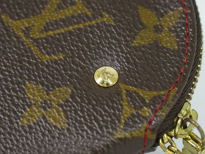 LOUIS VUITTON ポルトモネロン モノグラム チェリー 村上隆 コインケース ブラウン レッド M95043