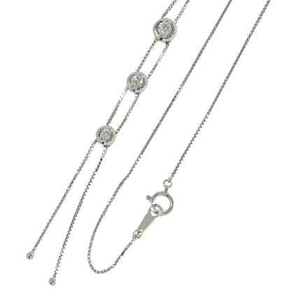 TASAKI ダイヤモンド 0.26ct K18 WG ネックレス