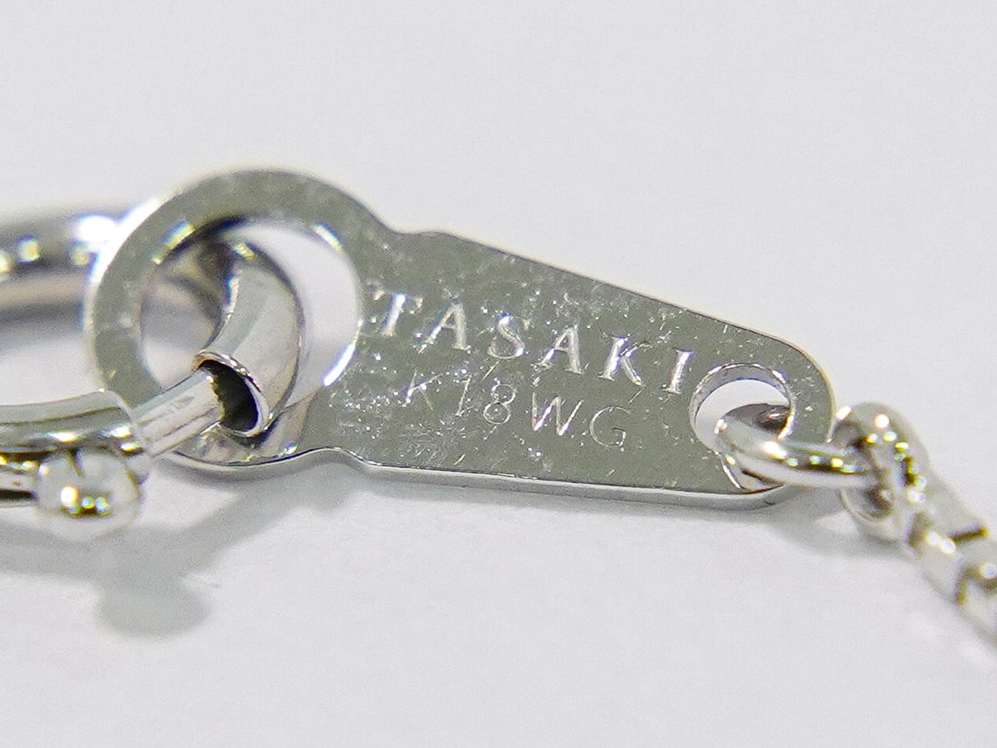 TASAKI ダイヤモンド 0.26ct K18 WG ネックレス