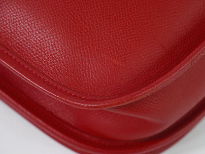 HERMES エヴリン 2 ショルダーバッグ □J刻 レッド