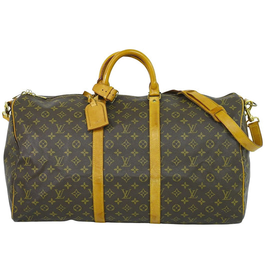LOUIS VUITTON キーポルバンドリエール 55 モノグラム 2WAY ボストンバッグ M41414